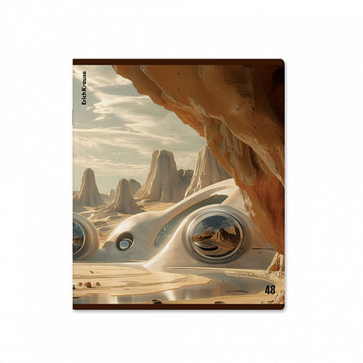 Цена за 5 шт. Тетрадь общая ученическая ErichKrause Dune, 48 листов, матовая ламинация, клетка_MIX-PACK  фото 7