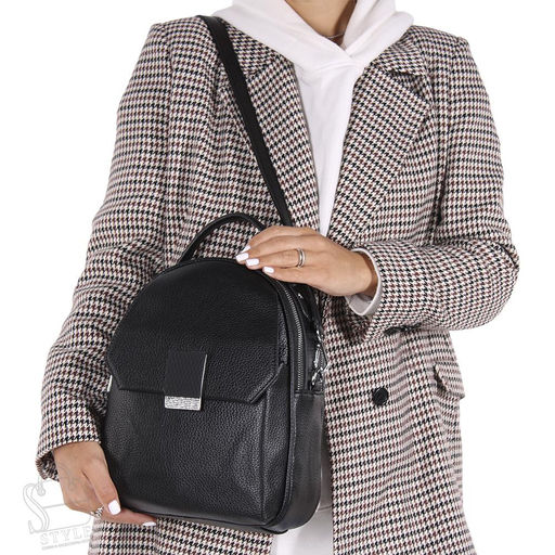 Рюкзак женский 69162 black Velina Fabbiano-Safenta/30 в Новосибирске