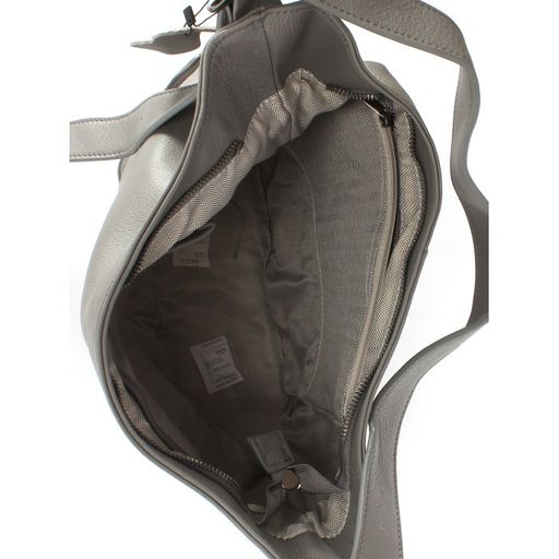 Сумка женская натуральная кожа GU 1002-8320, 1отд+еврокарм, плечевой ремень, серый SALE 251645 - Adelia фото 8