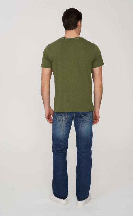 Футболка F911-6000b khaki - Fine joyce фото 4