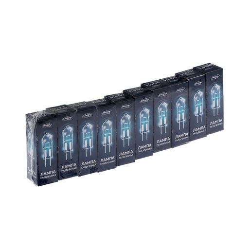 Лампа галогенная Luazon Lighting, 35 Вт, цоколь G4, 220 В, 10 шт.