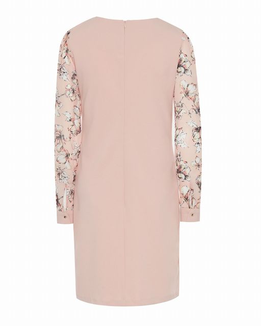 Полуприталенное платье с цветочным принтом - Incity фото 9