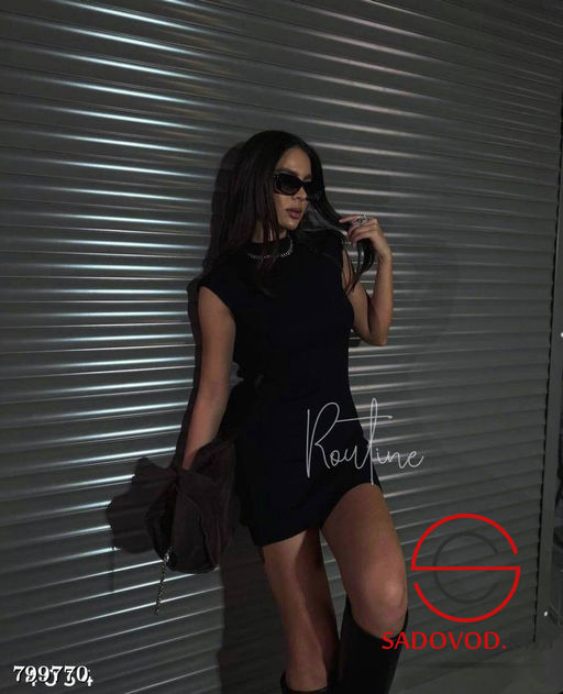 Платье мини трикотажное женское - Bruno фото 3