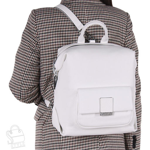 Рюкзак женский 69146 white Velina Fabbiano-Safenta/30 в Новосибирске