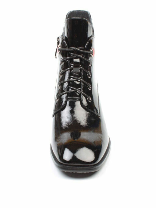 01-C1C3694-21B100M BLACK Ботинки демисезонные женские (натуральная кожа, байка) - Фабричный китай фото 28