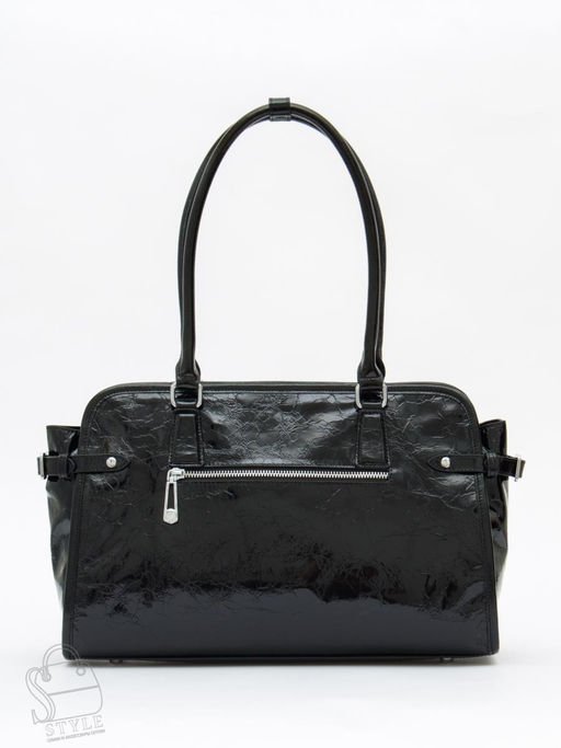 Сумка женская кожаная 8053Q black Polina&Eiterou  фото 3