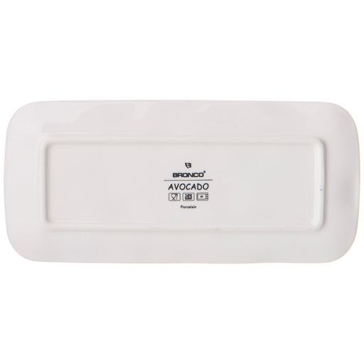 Цена за 2 шт. БЛЮДО ПРЯМОУГОЛЬНОЕ BRONCO AVOCADO 22*10,5*1,5 СМ  фото 3
