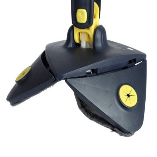 Швабра с отжимом бабочка 27х27*130 см / m1-08 /уп 30 / Треугольник - Галеонтрейд фото 4