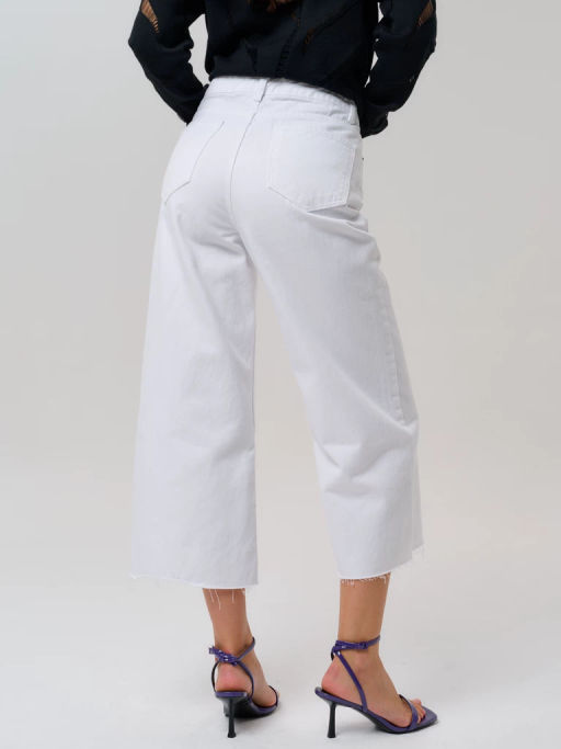 Джинсы женские ZZ-WT030320-00 off white - Eleganzza фото 4