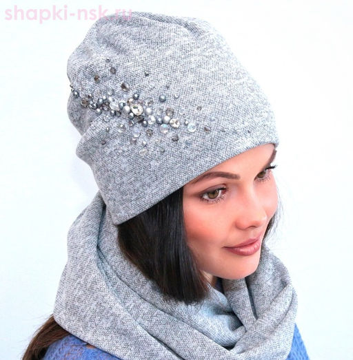 75/16 Шапка женская флис (55-58)