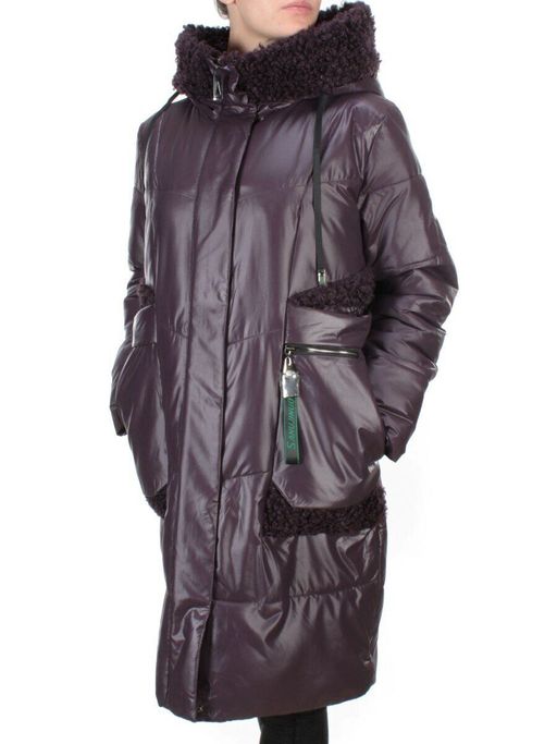 21-985 VIOLET Пальто зимнее женское AIKESDFRS (200 гр. холлофайбера) - Fashion фото 3