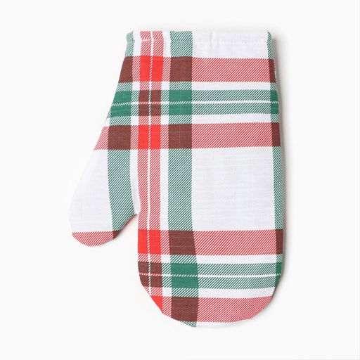 Набор кух. Этель Нoliday decoration: варежка 20х27 см, прихватка 19х19 см, репс, 100% хл  фото 3