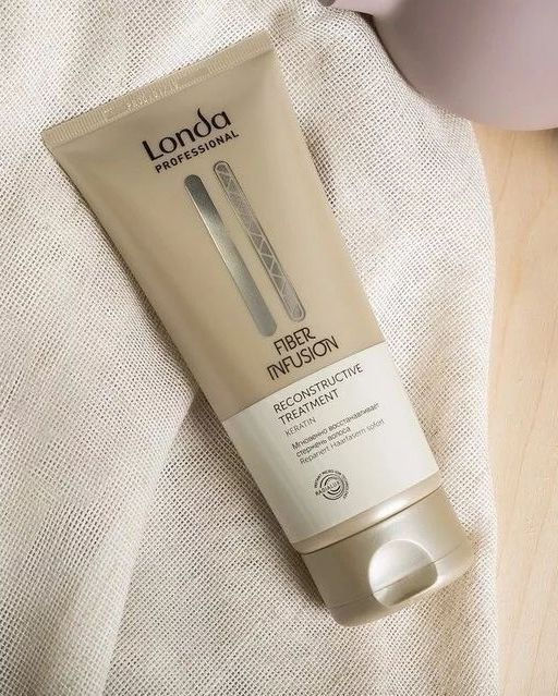 -39% Профессиональное восстанавливающее средство с кератином Fiber Infusion, 200 мл Londa - Londa professional фото 4