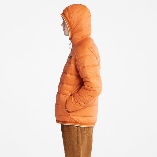Куртка Timberland Jacket Hooded Mid Weight оранжевая фото 2