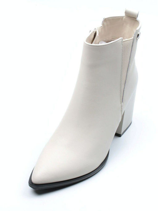 01-PCG267-2 LT.BEIGE Ботинки демисезонные женские (натуральная кожа, байка)