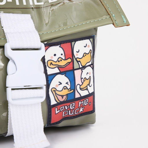 Сумка молодёжная на клапане, цвет зелёный - Simaland фото 4