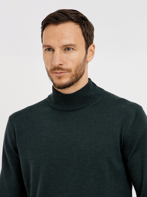 водолазка мужская базовая из шерсти - Glenfield фото 6