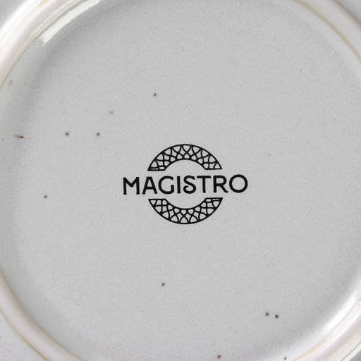 Подстановочная тарелка Magistro Urban, d=27.5 см, фарфор, белая  фото 5