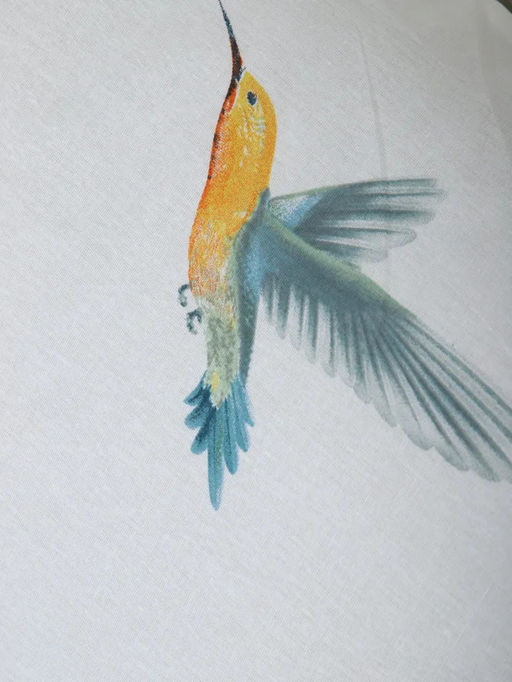 Комплект наволочек бязь - Колибри, цвет белый 50х70