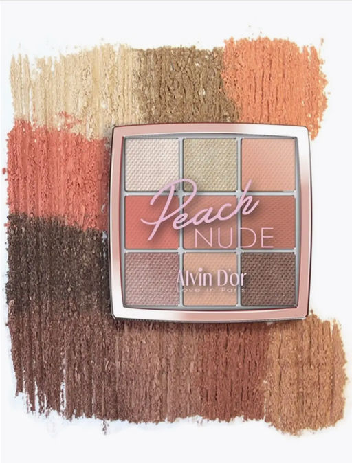 .Alvin Dor AES-9 Тени для век Peach NUDE 9 colors тон 1