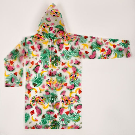 Дождевик детский Тропики, рост 125-155 см - Funny toys фото 2