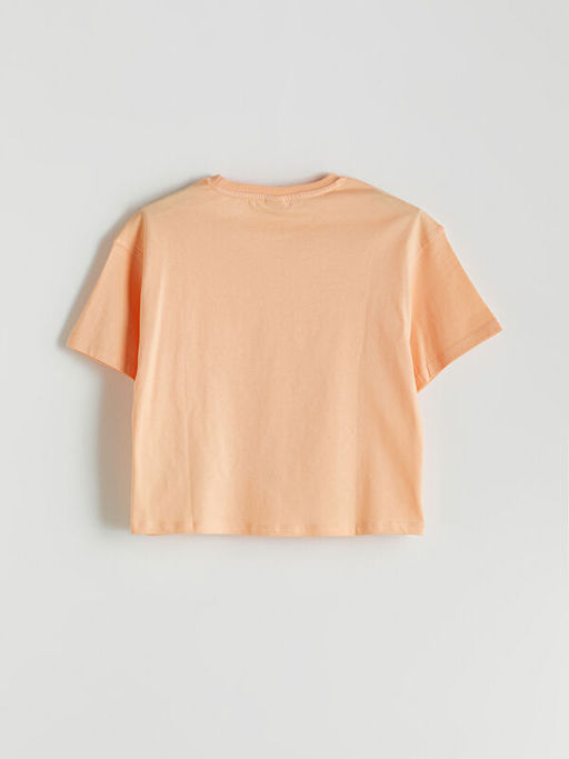 Bisiklet Yaka K?z ?ocuk Ti??rt