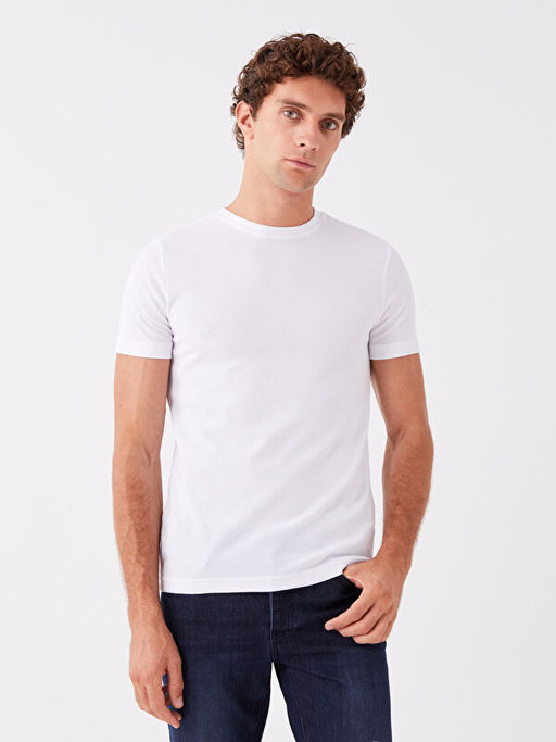 Bisiklet Yaka K?sa Kollu Erkek Ti??rt