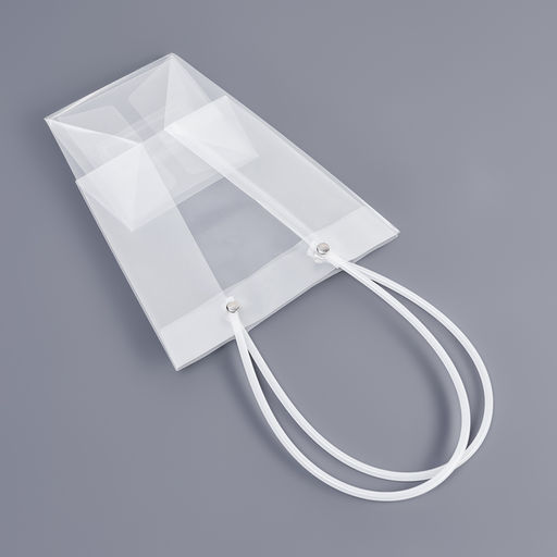 Цена за 10 шт. Сумка для цветов прозрачная влагостойкая, 17,5x10-10x10-20 см - UPAK LAND фото 3