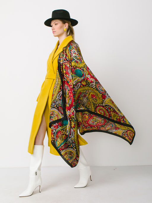 Большой мягкий очень нежный двусторонний палантин - Tantino фото 3