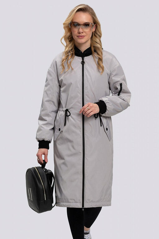 Утепленный плащ-бомбер