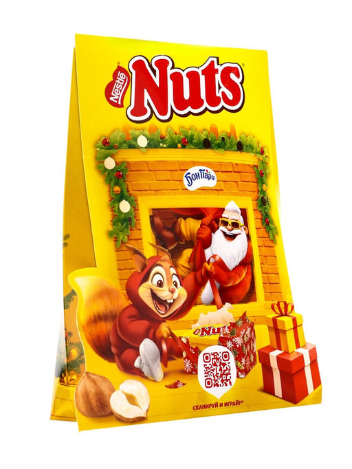 Сладкий новогодний подарок NUTS Камин, 301 г - Simaland фото 3