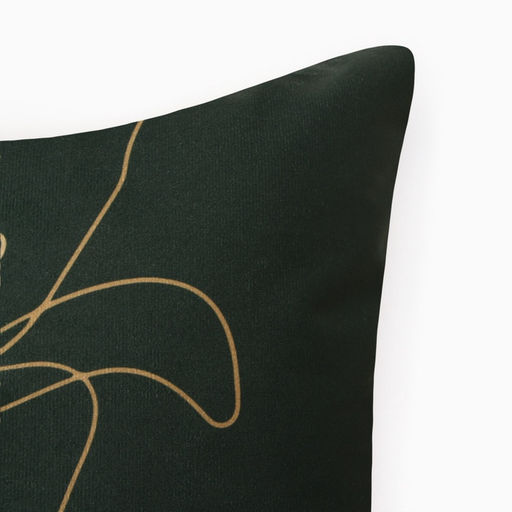 Чехол на подушку Этель Цветы 3 шт, 40*40 см, велюр 100% п/э фото 3