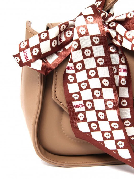 Сумка женская искусственная кожа Ch&K-8831, 1отд, плечевой ремень, бежевый SALE 262922 - Adelia фото 9