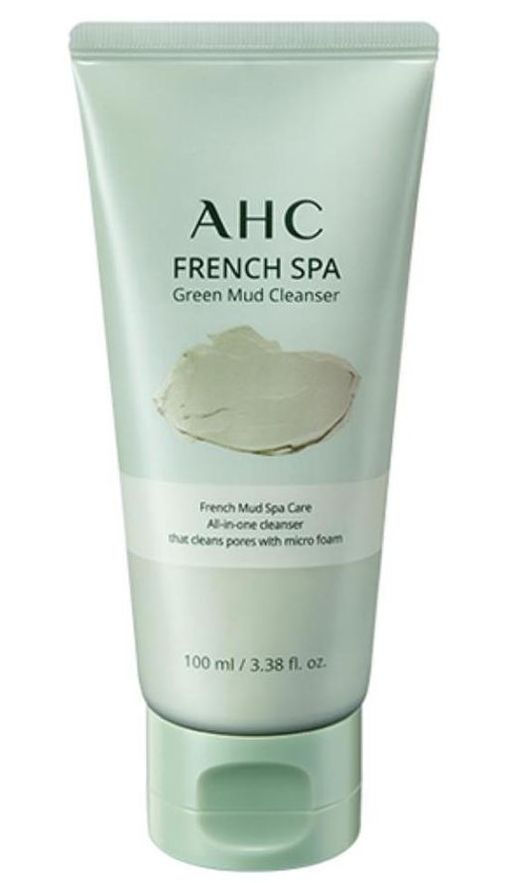 AHC French Green Clay Micellar Foam, 150ml - Мицеллярная пенка для умывания с зелёной глиной