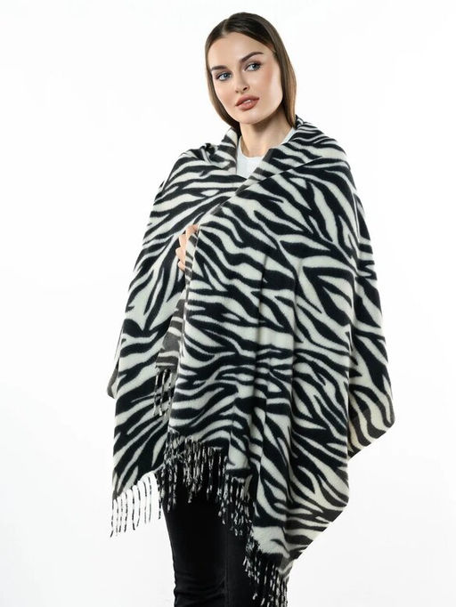 Яркий палантин с анималистичным принтом - Pretty mania фото 2