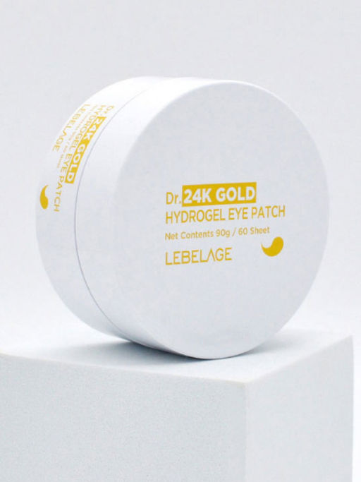 Lebelage Гидрогелевые патчи для глаз с экстрактом золота / Dr.24K Gold Hydrogel Eye Patch, 60 шт.