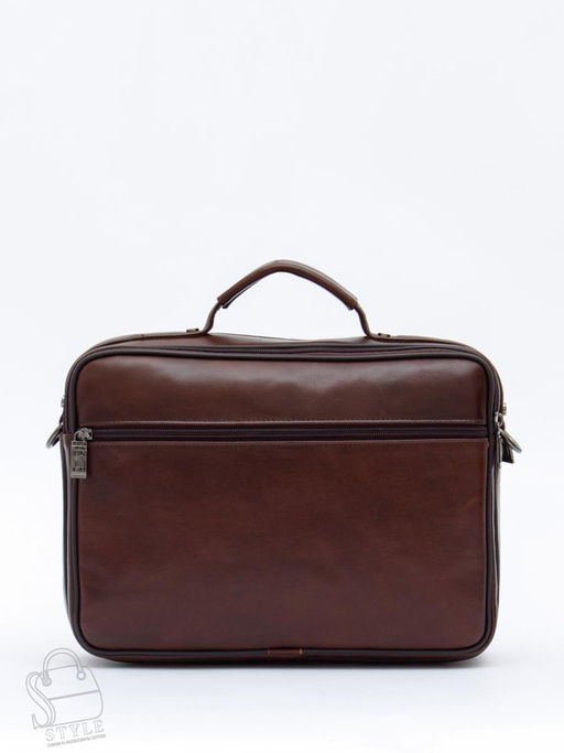 Портфель мужской кожаный 7807-4 brown Fuzhinino