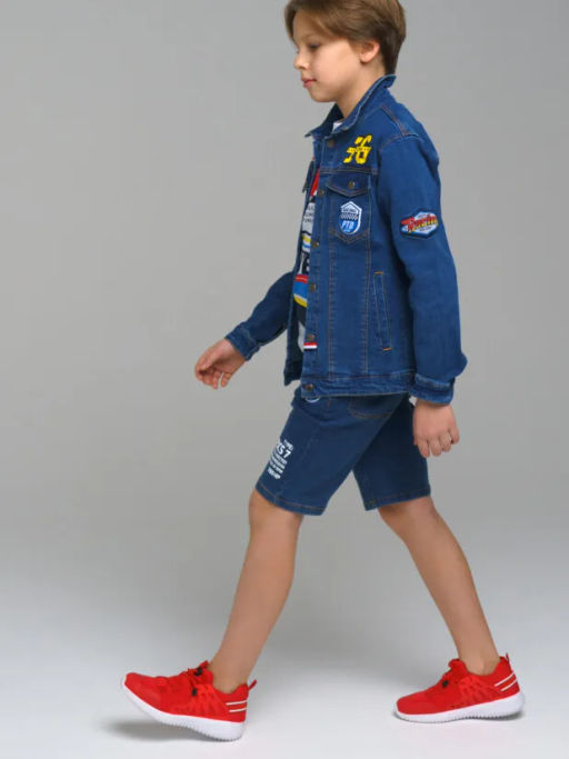 PlayToday / Куртка текстильная джинсовая для мальчиков  фото 2