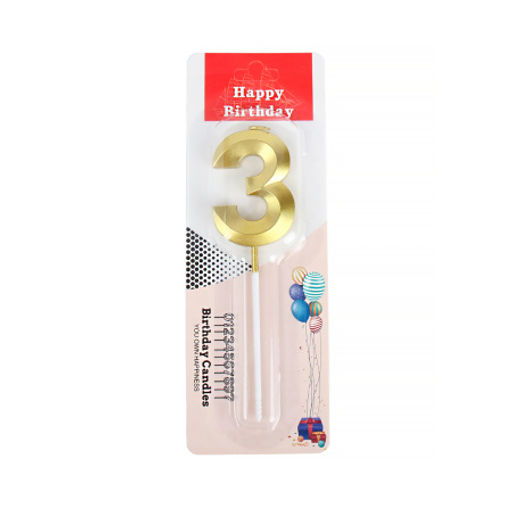 Свеча Цифра / KL-3 /уп 12/600/ (0) - Галеонтрейд фото 5