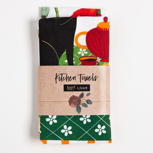 Набор кухонных полотенец Доляна Весна 35х60 см - 2шт, 100% хл  фото 6