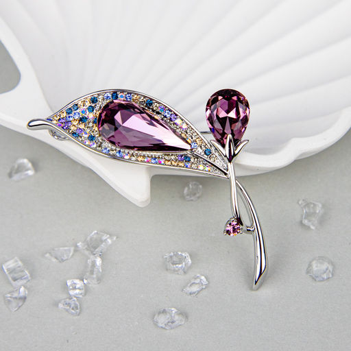 Брошь-подвеска Арт. 3V-4195-W