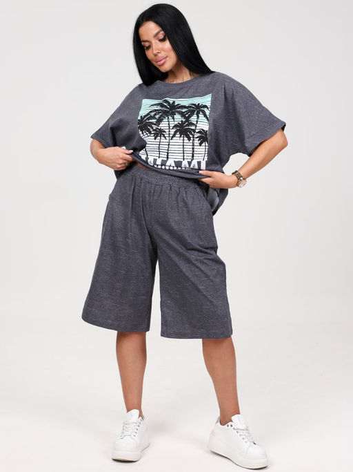 639 ДОМАШНИЙ КОСТЮМ (Темно-серый) - А-дина фото 4