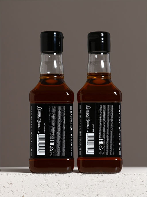 Подарочный набор ЧИСТОЕ СЧАСТЬЕ Крутой мужик: гель для душа и шампунь для волос, 2х250 мл