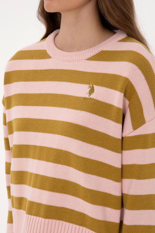 Kad_n Pudra _izgili Bisiklet Yaka Kazak - U.s. polo assn фото 7