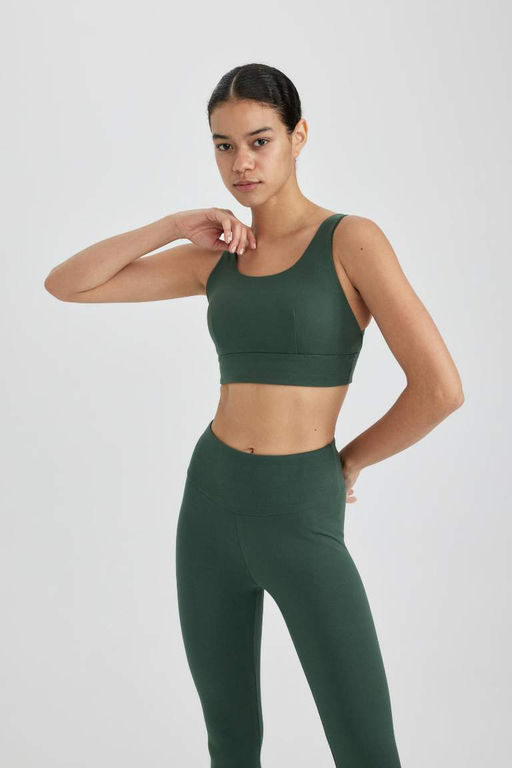 Спортивный бюстгальтер DeFactoFit с круглым вырезом  фото 7