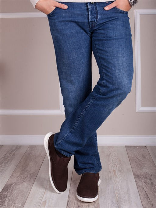 Мужские слиперы/ Лоферы стильные 103-07-L1 Коричневый - Piniolo фото 3