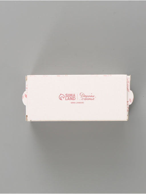 Цена за 5 шт. Коробка подарочная с окном «С любовью», 12×5.5×5.5 см, самосборная