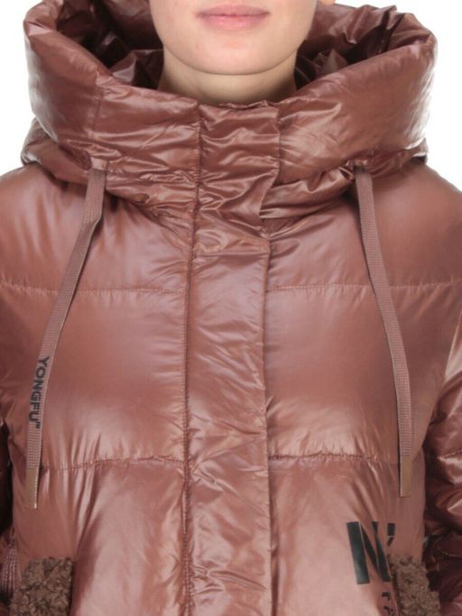 0706 BROWN Куртка зимняя женская PAR TEN (200 гр. холлофайбера) - Fashion фото 10