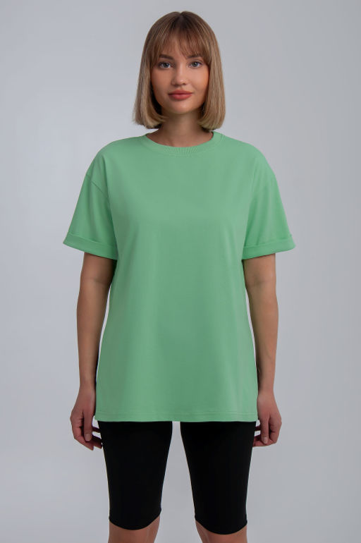 Арт. 31117 Футболка женская 44-52 (5 шт) Цвет:салатовый - Калинка фото 9