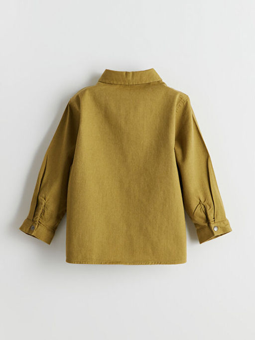 Basic Uzun Kollu Erkek ?ocuk G?mlek